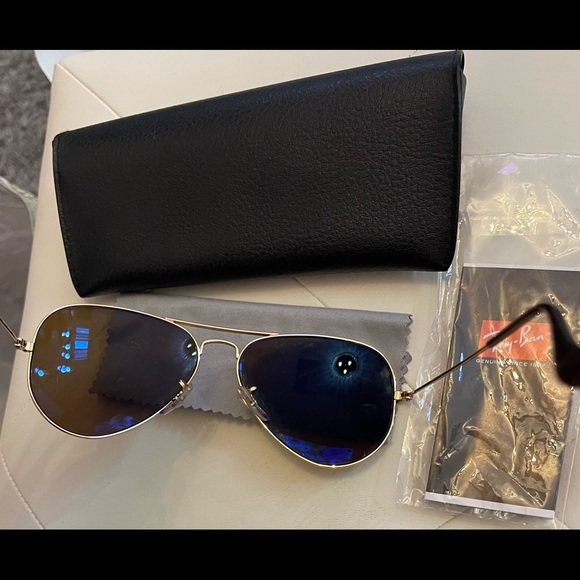 🍉SALE PRICE 🍉 Ray Ban Polarized Brown Aviator Classic B-15 Sunglasses - Picture 17 of 17